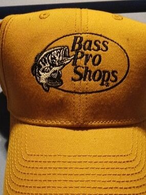 Bass Pro Shops Mustard Yellow Logo Cap